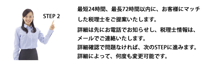 税理士紹介ながれ