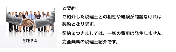 税理士紹介ながれ